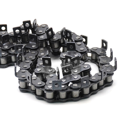 08B-1 Simplex Roller Chain With Bent Ears 12.7mm,Hole 4.5mm 1.524M Carbon Steel