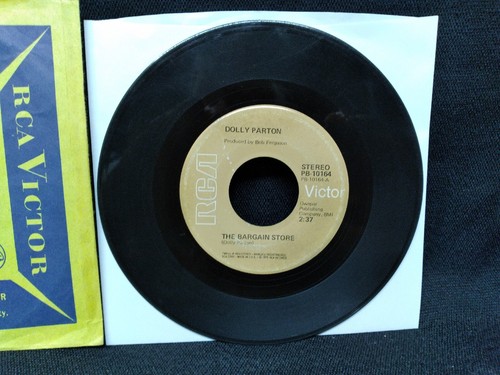 Dolly Parton The Bargain Store / I'll Never Forget 45 RPM RCA Victor PB-101 1975 - Picture 2 of 4