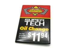 Wal-Mart Tire & Lube Pin Oil Super Tech Change $11.94