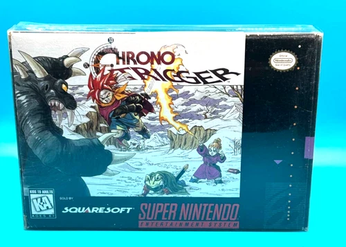 Chrono Trigger (Super Nintendo SNES)Authentic Complete CIB w Posters!