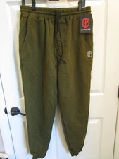 BORN PRIMATIVE MALE UNMATCHED TACTICAL GREEN JOGGER SWEATPANTS SIZE MEDIUM  NEW