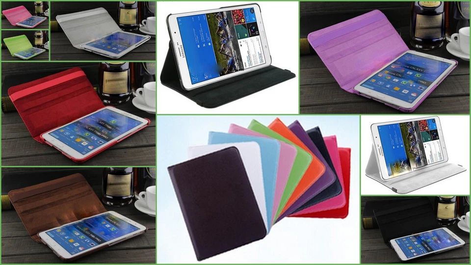 360° Case Flip Tasche Smart Hülle Etui für Samsung Galaxy Tab Pro 8.4 T320 T325 - Bild 3 von 4