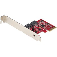 StarTech SATA PCIe Card 2 Port PCIe SATA Expansion Card 2P6GRPCIESATACARD