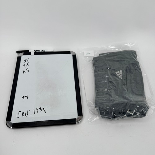 adidas Golf Shorts Mens 34 (35x9.5 ACTUAL) Gray Ultimate 365 Activewear Pockets - Picture 9 of 9