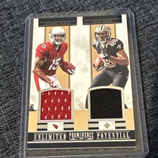 Michael Floyd/Nick Toon 2012 Panini #15 UNLIMITED POTENTIAL 2-Patch 024/249 RC