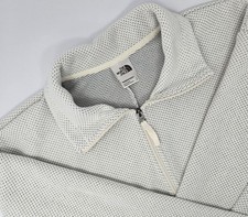 The North Face Sibley Fleece Jacket Women's Large Full Zip Off-White Preppy VTG