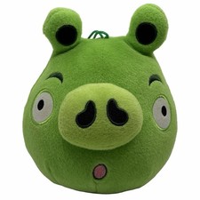 Angry Birds Green Leonard Pig 6  Plush Suction Hanging Surprised Linxin