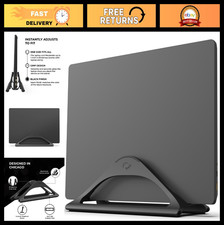 Adjustable Vertical Laptop Stand - Matte Black Dock for MacBook  Laptops, Space