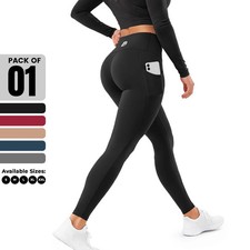 Women's High Waist Tummy Control Leggings Pockets Buttery Soft Squat Proof Yoga