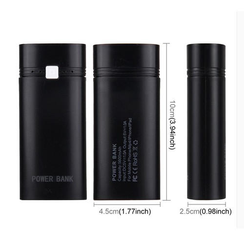 2x18650 Power Bank Box Detachable USB Mobile Phone Charging Shell Battery Holder - Photo 6 sur 10