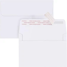 100PACK 5X7 Envelopes, White A7 Envelopes Self Seal for Weddings, Invitations, P