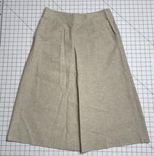 Orvis Linen Blend Skirt Beige Womens Size 10