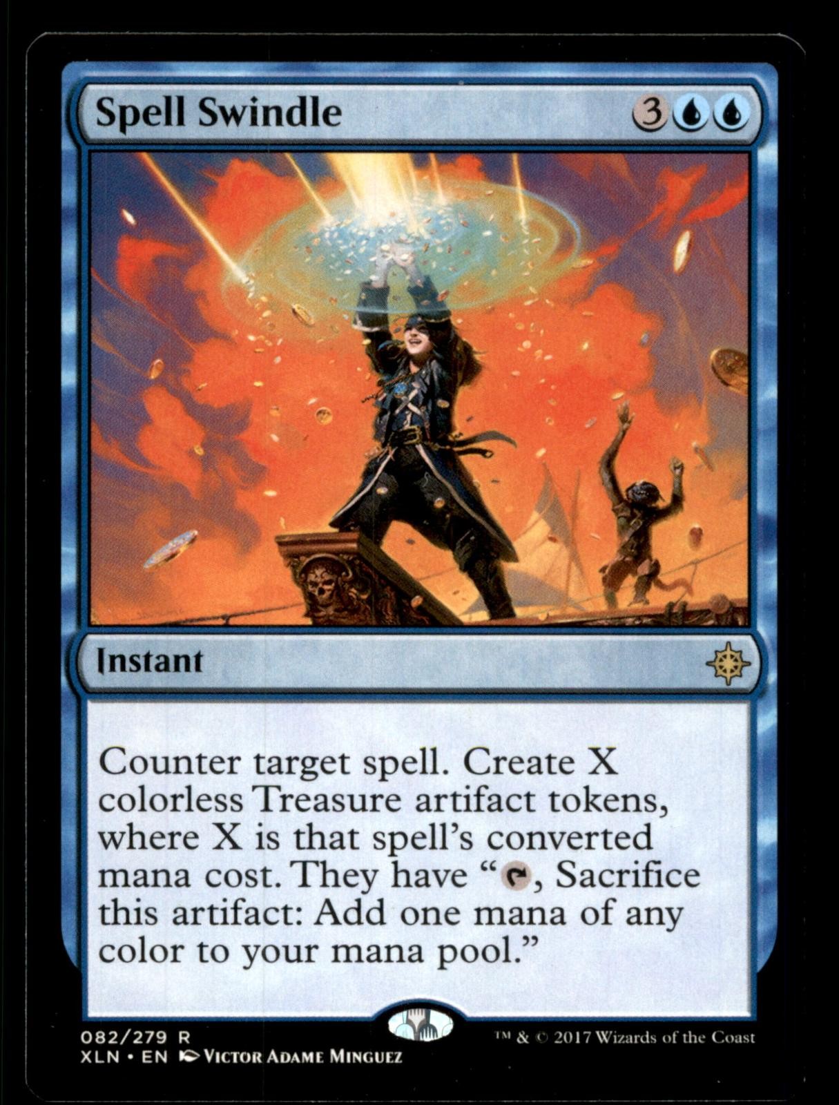 Spell Swindle 82 Rare Ixalan Magic: The Gathering Near Mint