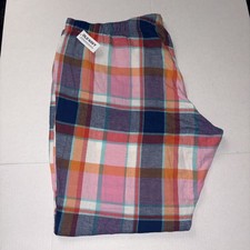 Old Navy Women's Plus 2X Multicolor Flannel Pajama Pants Plaid NWT