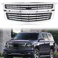 Gm1200704 Front Upper Grille Chrome For Chevy Tahoesuburban Ltz 2015-2020 Gm1200704 Front Upper Grille Chrome For Chevy Tahoesuburban Ltz 2015-2020