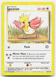 Spearow 62/64 Jungle Common Unlimited