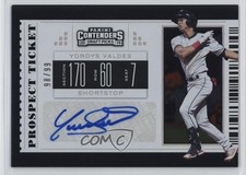 2019 Panini Contenders Draft Picks Prospect Ticket /99 Yordys Valdes Auto 0jk5