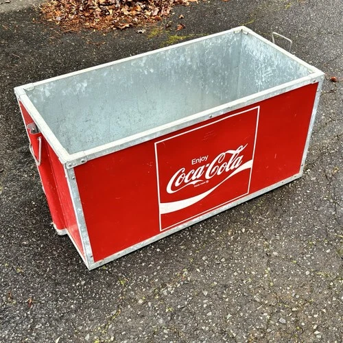 Large 1960s Coca-Cola Model 183 Vintage Metal Cooler - Ice Chest 36" x 18" x 18"