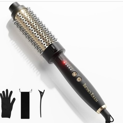 Natürliche Locken Haar Heiß Bürste Kamm 38mm 30S Schnell Erwärmen Glätten & Volumen