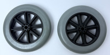 2 Replacement Walker Wheels 5" Diameter