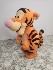 Vintage 1998 Disney 12  Bouncing Tigger Talking Jumping Winnie Pooh Mattel Works