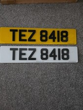 Irish Private Registration Number Plate