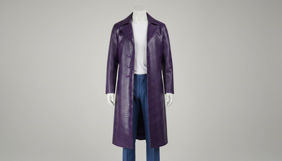 Joker Jared Leto Suicide Squad Halloween Purple Leather Coat - BEST QUALITY