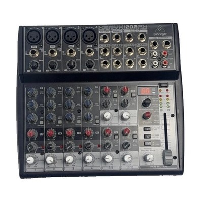 Behringer XENYX 1202FX 12 CH Mixer W/ Effects  No Power Cord TESTED WORKING