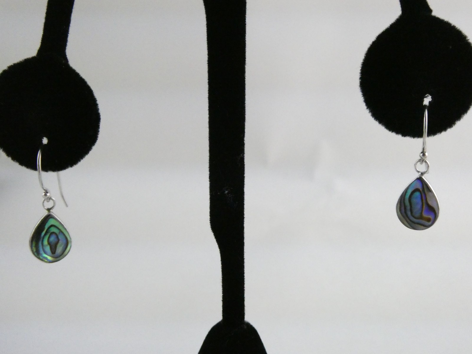 ATI Sterling Silver Abalone Shell Hook Earrings 9… - image 2