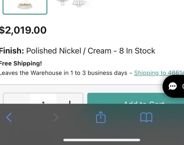 KATE SPADE NEW YORK THOREAU 19LT ARAÑA NÍQUEL PULIDO, 34" Foto 3 de 3