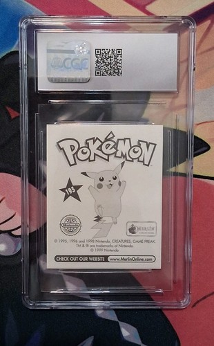 1998 Pokemon Merlin Series 1 #195 Exeggutor CGC 9 MINT - Picture 2 of 4