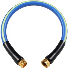 Short Garden Hose 2FT x 5/8",Leader Hose for Hose Reel Faucet,Short Water Hos...