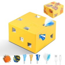 MigiBox Cat Toy with PopSkin, Interactive Kitten Toy for Indoor Cats, Automat...