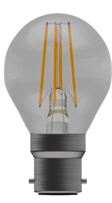 2 x BC/B22 Bell 4w = 40w 470lm Bulbs Pro LED Round Filament Lamp 05030
