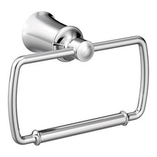 Moen YB2186CH Dartmoor Bright Hand Towel Ring Holder Decorative - Chrome