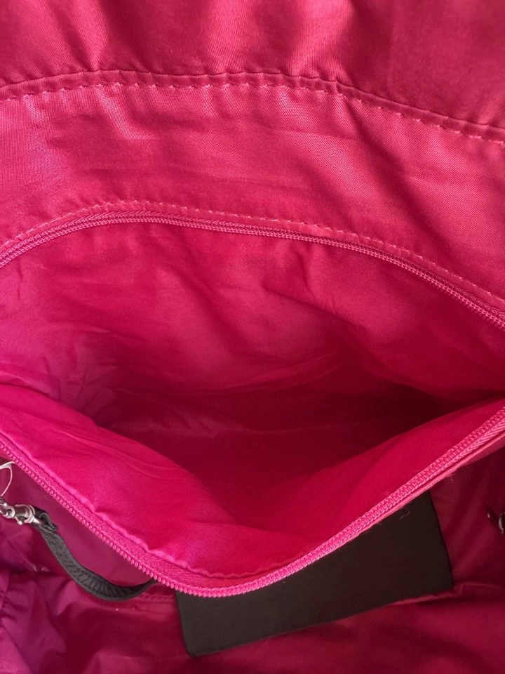 Bolso de Viaje BAGGALLINI Gris Forro Rosa con Correa Grande Foto 3 de 4