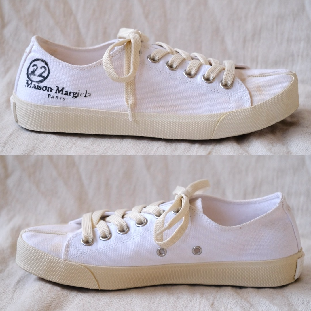 Maison Margiela Tabi Canvas Sneakers White EU 37 US 6.5