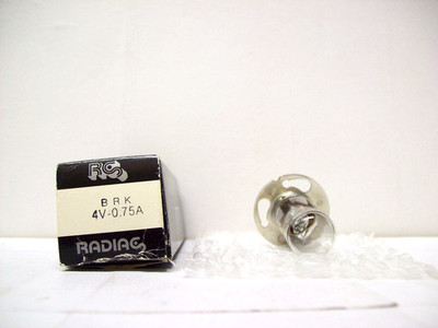 BRK Exciter Projector Projection Lamp Bulb .75A 4V Radiac