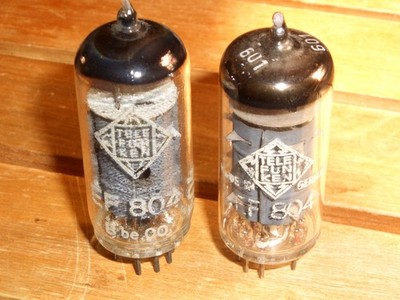 2 x EF 804 Telefunken, geprüft.