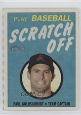 2019 Topps Heritage 1970 Topps Scratch Off Paul Goldschmidt #9 l5x