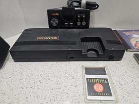 NEC Turbo Grafx 16 Retro Gaming Console W/ Controller, Games And System Card 