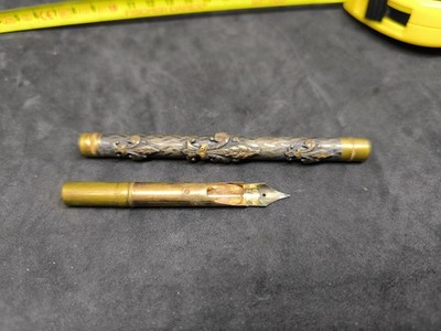Seltener Reisefederhalter Lilienblüte 