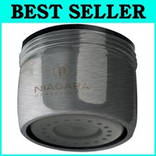 Efficient 0.5 GPM Brushed Nickel Aerator 6-Pack