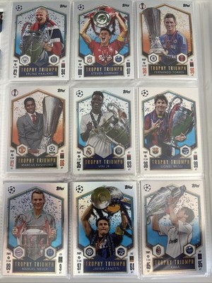 Match Attax 24/25 Champions League - Alle 9 Trophy Triumph Karten