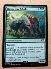 MTG Magic: Tobende Baloths, Rampaging Baloths, English Mythic