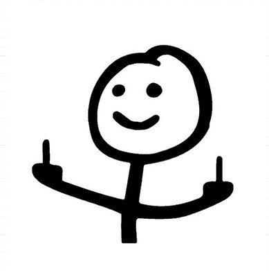 Happy Guy Decal sticker for Cups, Windows, Boats, Auto, Motorcycle