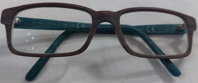 Brillengestell VALMASSOI VL-288 holzfarben-türkis
