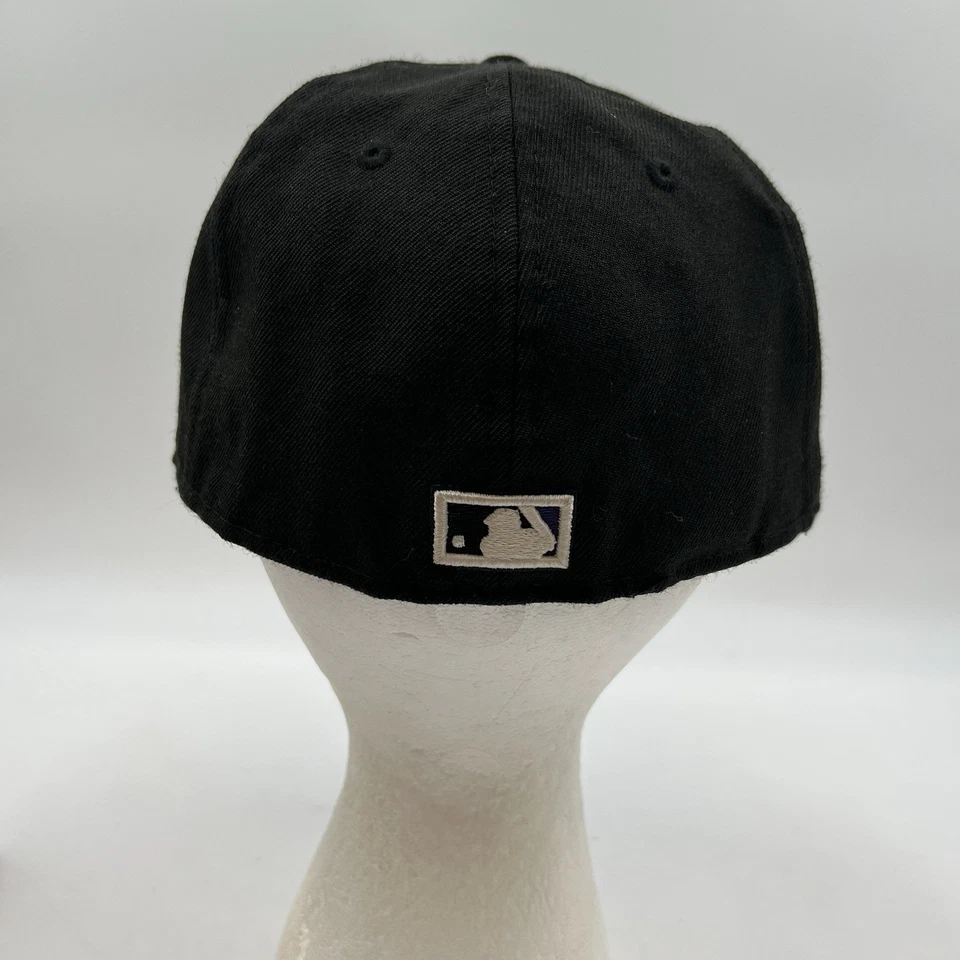 Vintage Tampa Bay Rays New Era Hat Cooperstown Classic Graffiti Script 7 1/4 - Image 3 of 4