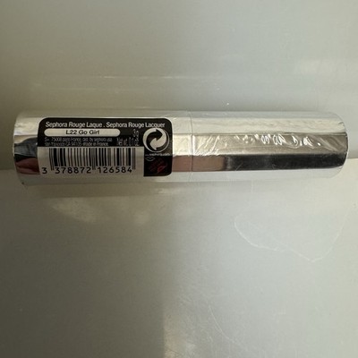 Sephora Long Lasting Rouge Lacquer Lipstick L22 Go Girl Sealed 