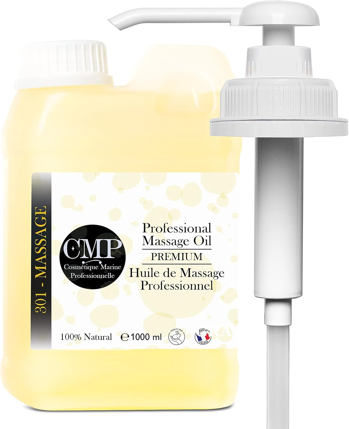Olio Massaggio Fisioterapia Professionale con Dosatore | 1000ml SPA